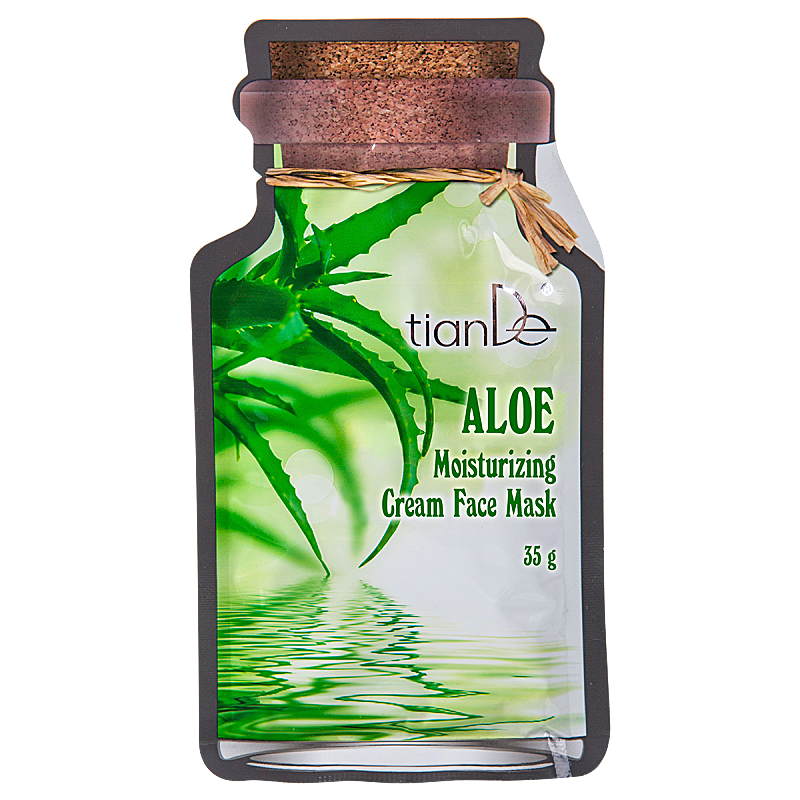 Hydratační krémová maska na obličej Aloe 35 g