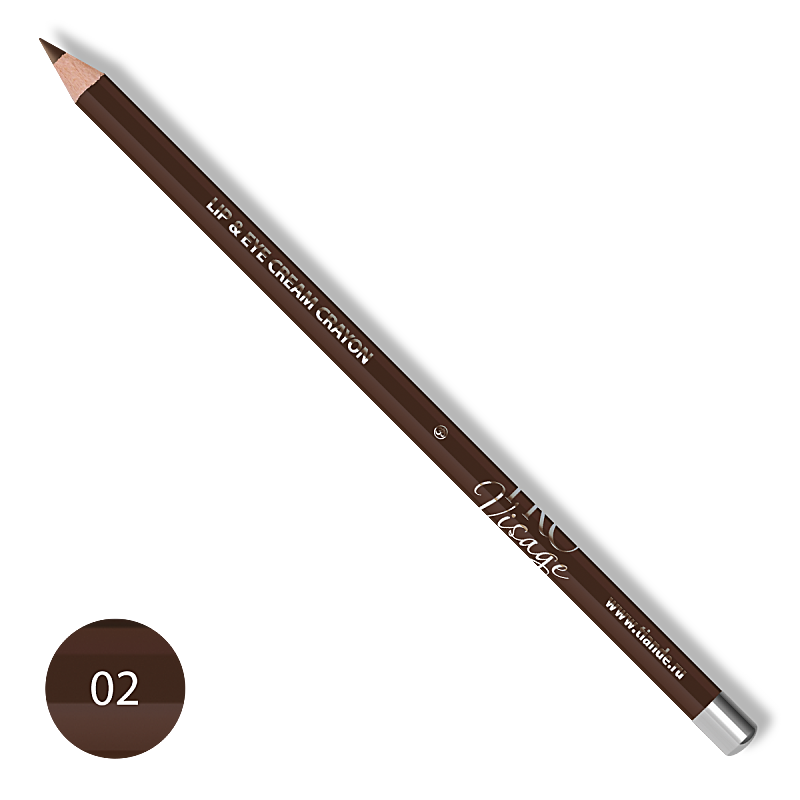 Tužka na rty a oči tón 02 Dark Brown