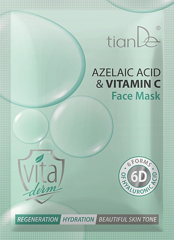 Pleťová maska Kyselina azelaová a vitamín C, 1 ks
