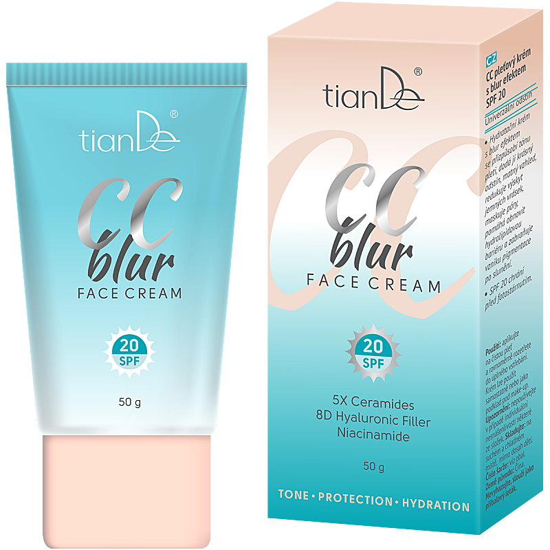 CC pleťový krém s blur efektem SPF 20, 50 g