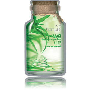 Hydratační krémová maska na obličej Aloe 35 g