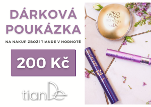 Dárková poukázka v hodnotě 200 Kč