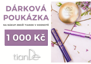 Dárková poukázka v hodnotě 1000 Kč