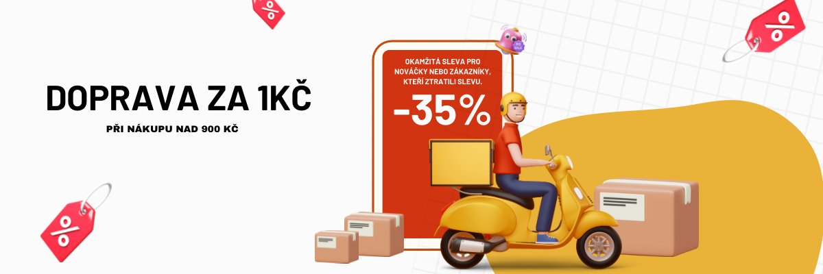 výhodná doprava při nákupu nad 900Kč
od  11. 8. 12h do 15. 8. 2025 12h
