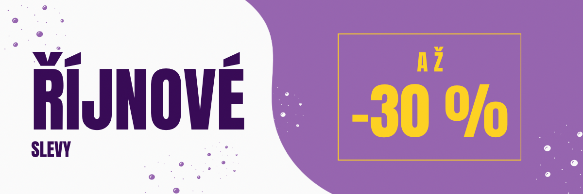 Říjnové slevy až -30 %